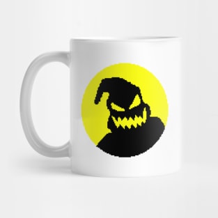 Pixelated Oogie Boogie Man Mug